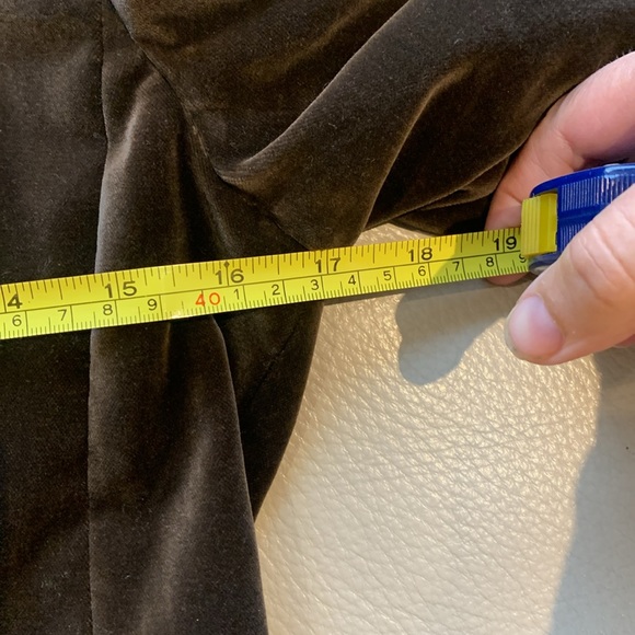 COPY - ESCADA BLAZER dark brown velours size 4 - Picture 7 of 13